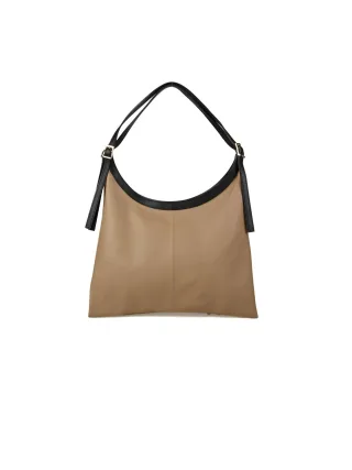 Giulia Monti Tragetasche Grau Beige Schwarz