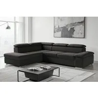 sit&more Ecksofa Valantine L-Form, B: 272 cm, mit Arm- & Kopfteilverstellung, optional mit Bettfunktion