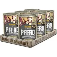 Belcando Pferd - hochwertiges, getreidefreies Nassfutter für sensible Hunde 6x400g, Nassfutter für: Hunde