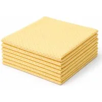 BAYLI 5er Set Fenstertuch 38x35 cm Putztuch 250g/m² Viskose Wischtuch Vliest Reinigungstuch