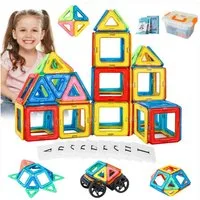 Youyijia Magnetische Bausteine 119tlg Kinder Magnete Bauklötze Spielzeug Magnetspielbausteine, (set, 119 St., none), no