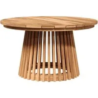vidaXL Gartentisch Beistelltisch Braun 70 x 70 x 40 cm Massivholz (1-St)