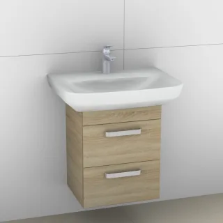 Artiqua 414 Waschtischunterschrank für Sentique 514366 Castello Eiche quer NB, 414-WU2L-V15-7136-426 414-WU2L-V15-7136-426
