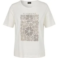 VIA APPIA Blusentop T-Shirt Rundhals 1/2 Arm Motiv