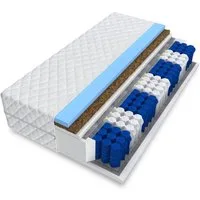 Taschenfederkernmatratze TITAN MAX 90x200, 140x200, 160x200, 180x200 cm & weitere Größen, FDM, 27 cm hoch, (Matratze mit Kokos, Allergiker geeignet), Wendematratze mit zwei unterschiedlich festen Liegeseiten