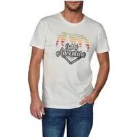 riverso T-Shirt Herren Fotoprintshirt RIVLukas Regular Fit (1-tlg) Kurzarm Tee Shirt mit Rundhalsausschnitt aus 100% Baumwolle