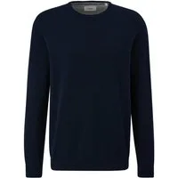 s.Oliver Rundhalspullover Pullover (1-tlg) Rundhals-Ausschnitt, langarm, Logo-Stickerei