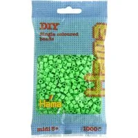 Hama Bügelperlen Hama Bügelperlen – Pastell-Grün, Midi 5 mm (1000 Stk)
