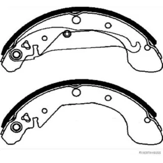 Jakoparts Bremsbacken hinten Chevrolet Rezzo Daewoo Rezzo 1,6