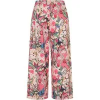 MAC Stoffhose CALLIE cropped mit floralem Muster