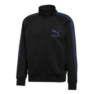 Puma X Poggy Reißverschluss UP Herren Track Top Trichter Jacke schwarz 576753 01