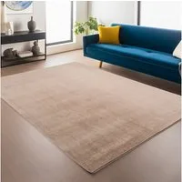 Ayyildiz Teppiche Teppich JOY 1400, auch als Läufer, rechteckig, Höhe: 11 mm, besonders weich, uni Kurzflor, Wohnzimmer, Kinderzimmer