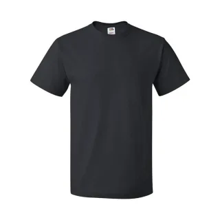 Fruit of the Loom - T-Shirt für Herren/Damen Unisex (Schwarz)