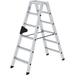 Munk Stufen-Stehleiter beidseitig begehbar - 040212