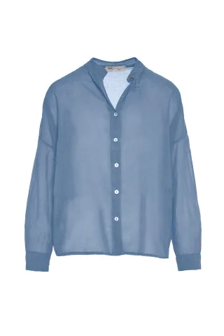 bsb - Bluse blau - Gr. - XS