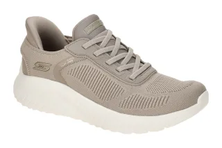 Skechers 117497 TPE Damen Halbschuhe Sneaker Braun Taupe Vegan Air Cooled Mem...