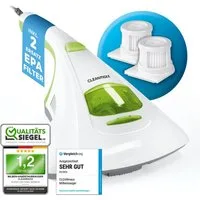 CLEANmaxx Matratzenreinigungsgerät Milben-Handstaubsauger mit UV-C-Licht 300W, 300 W, beutellos, Effektive, chemiefreie Reinigung, Perfekt auch für Allergiker