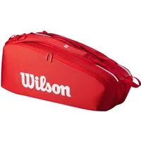 Wilson Tennistasche Wilson Super Tour Red 6er Tennistasche