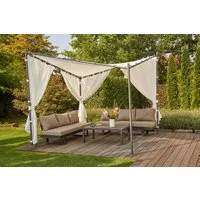 Siena Garden Pavillon-Ersatzdach, 180 g/m², 300 x 300 cm, für Pavillon »Berlino« 300x300 cm