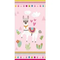 good morning Strandtuch Strandtuch "Lama", Polyester, Polyvelours Motiv