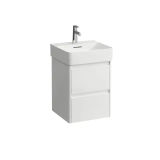 LAUFEN Waschtischunterschrank BASE 2.0 400x422x515 2 Schubl m. Griffmulde f.WT H815281 weiß glzd, H4 H4113521082611