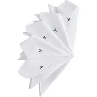 Next Taschentuch Taschentücher mit Monogramm, 5er-Pack, (5-St)