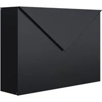 Bravios Briefkasten Briefkasten Letter Schwarz