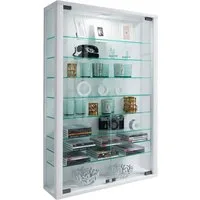 VCM Hängevitrine Wandvitrine Hängevitrine Glasvitrine Vitrosa Mini 91x59x18cm Vitrinenschrank, Glasschrank, hängend