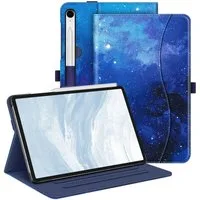 Fintie Tablet-Hülle für Samsung Galaxy Tab S10 Lite/S10 FE/S9 FE 10.9 Zoll & S9 11 Zoll, Multi-Winkel Folio Case mit Dokumentenfach & Auto Schlaf/Wach Funktion