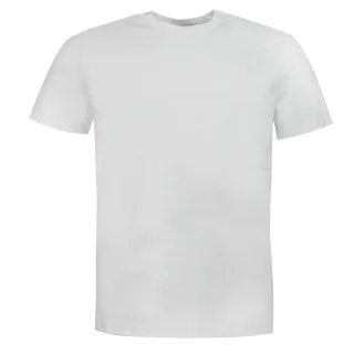 Puma Blank Herren einfach Tee Kurzarm Crew Neck T-Shirt Top White 819885 01