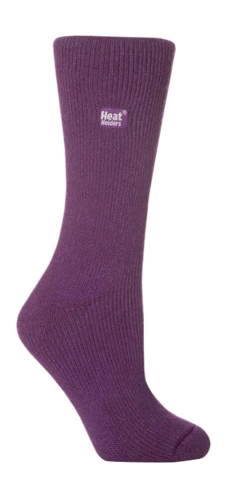 Heat Holders Damen-Thermosocken, einfarbig, für den Winter, warm, 48 UK