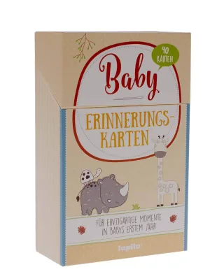 Lupilu Erinnerungskarten 40 Stück in dekorativer Aufbewahrungsbox