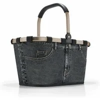 REISENTHEL® Einkaufskorb carrybag Frame Jeans Dark Grey 22 L