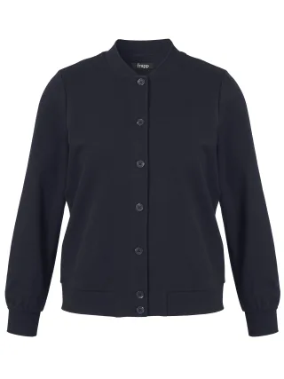 Frapp - Jacke Stehkragen 1/1 Arm Knöpfe navy - Gr. - 52