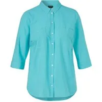 VIA APPIA Langarmbluse Bluse Hemdkragen 3/4 Arm