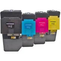 ABC Tonerkartusche, (Kompatibles Set 4x Toner für Kyocera TK-5220 Ecosys M5521 M5521cdn, Kyocera Ecosys M5521cdn M5521cdw P5021cdn P5021cdw), ABC