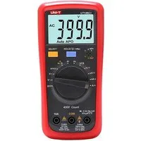 UNI-T Multimeter UT136C+ Digitalmultimeter mit Kabeln, Spannungs- und Strommessung, inklusive Messleitungen