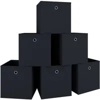 VCM Faltbox 6er Set Faltbox Klappbox Aufbewahrungsbox Boxas (Spar-Set, 6 St., 6)