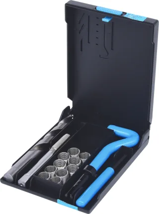 KS Tools Nirostahl Gewinde-Reparatur-Satz M12x1,25x16,8mm, 14-tlg - 150.6110