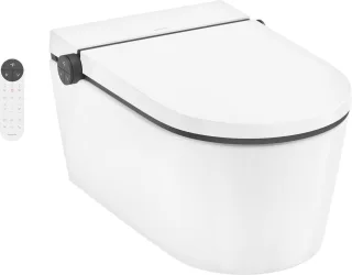 Hansgrohe LavaPura Element S Wand-Dusch-WC Komplett Set AquaHelix Flush, SmartClean, HygieneEffect, 63021450