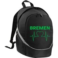 multifanshop Rucksack Bremen - Herzschlag - Tasche