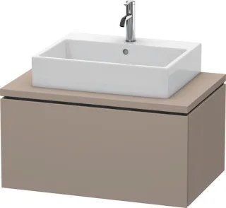 Duravit L-Cube Konsolenwaschtischunterbau wandhängend Basalt Matt 820x547x400 mm - LC581204343 LC581204343