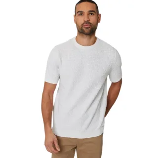 Threadbare - T-Shirt für Herren, Rippenstrick, Regulär (Ecru)