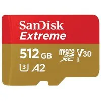 Sandisk SanDisk Extreme R190/W130 microSDXC 512GB Kit, UHS Speicherkarte