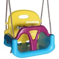 Loggyland Babyschaukelsitz 3 in 1 verstellbar, vom Babysitz bis zur normalen Schaukel