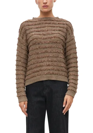 s.Oliver BLACK LABEL - Strickpullover braun - Gr. - 40