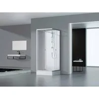 Marwell Komplettdusche White Dream, BxT: 80x80 cm, Einscheibensicherheitsglas, inkl. Armaturen