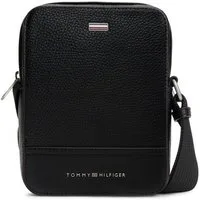 Tommy Hilfiger Umhängetasche TH CENTRAL MINI REPORTER, Herren Schultertasche mit Logoschriftzug und Logoflagge