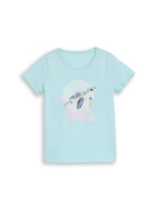 tom tailor kids - T-Shirt mit Print cool lilac - Gr. - 110