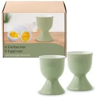 matches21 HOME & HOBBY Eierbecher, (6-tlg), Spülmaschinenfeste Eierhalter für Frühstückstisch